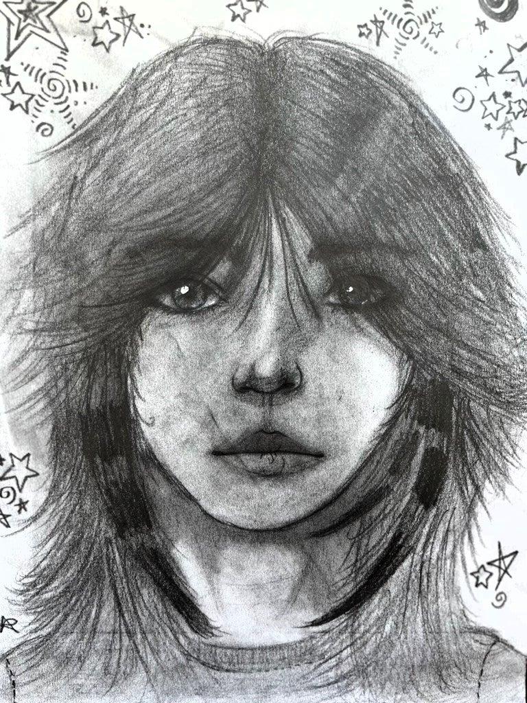 凯莉·迪克森，八年级，“过度聚焦”，绘画
